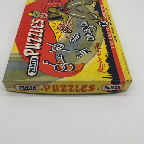 Rare, vintage Zenith Puzzles A Collection of 10 famous Puzzles (metal) - Picture 5 of 9